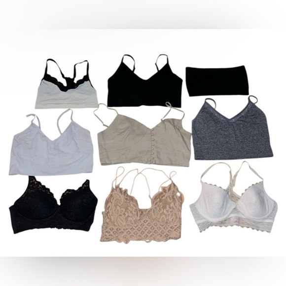 Stylish Bralette Collection Women’s bralettes + bras + crop tops sizes L and XL - Picture 1 of 10
